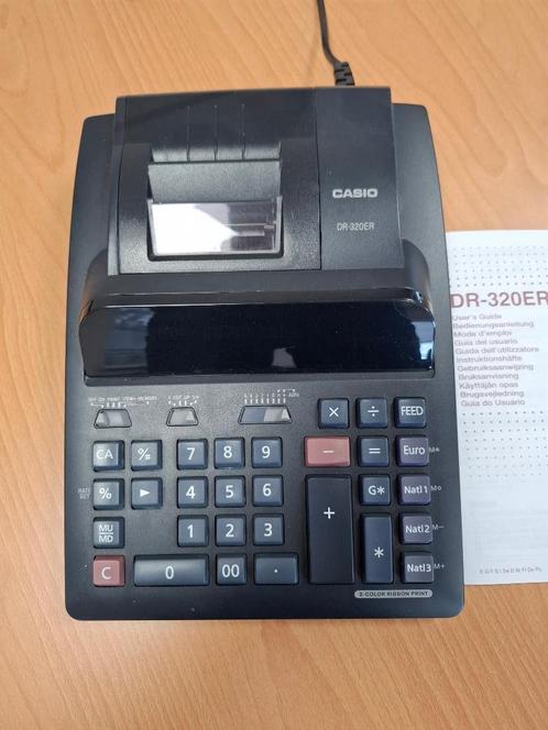 Casio DR-320ER vintage kantoor rekenmachine, Diversen, Rekenmachines, Gebruikt, Ophalen of Verzenden