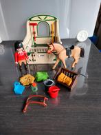 Playmobil paardenstal met ruiter., Ophalen of Verzenden, Zo goed als nieuw