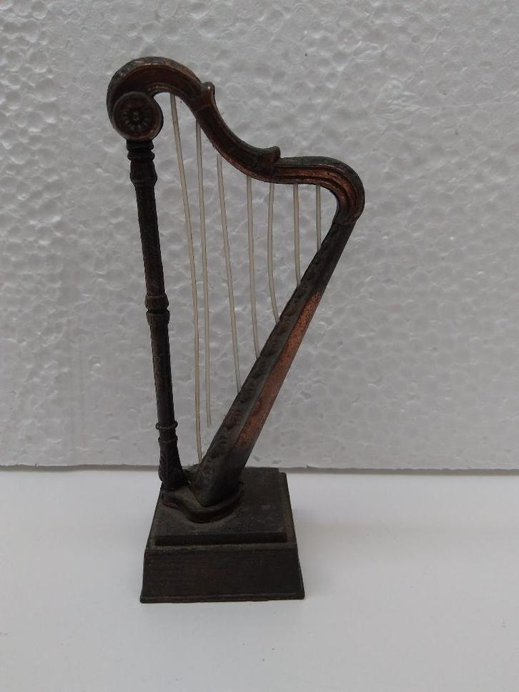 Harpe miniature : taille crayon, Collections, Collections Autre, Utilisé, Enlèvement ou Envoi