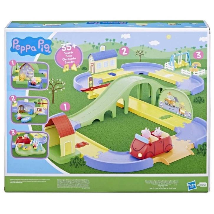 Neuf - Peppa Pig - Le circuit en ville de Peppa, Kinderen en Baby's, Speelgoed | Racebanen, Nieuw, Racebaan, Elektrisch, Ophalen of Verzenden