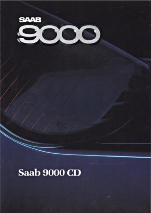 Brochure Saab 9000 CD 1988 NEDERLAND, Livres, Autos | Brochures & Magazines, Comme neuf, Autres marques, Enlèvement ou Envoi