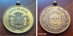 Gedenkmedaille La Ville de Mons les amis reunis à Cane 1908, Verzenden, Brons