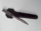 Antieke briefopener in lederen etui, Ophalen, Gebruikt
