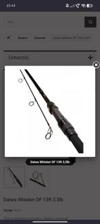 2 cannes Daiwa whisker 13ft 3.5 lbs, Watersport en Boten, Hengelsport | Karpervissen, Molen