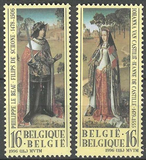 Belgie 1996 - Yvert 2661-2662 /OBP 2658-2659 - Portretten (P, Postzegels en Munten, Postzegels | Europa | België, Postfris, Kunst