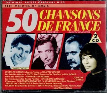 2 x CD   -   50 Chansons de France, Enlèvement ou Envoi