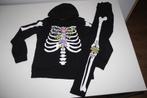 H&m halloween skelet 2-delige set zwart gevoerd 12-14 jaar, Kinderen en Baby's, Ophalen of Verzenden, Gebruikt, 146 t/m 152, Meisje