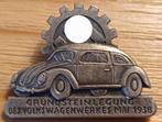 Insigne Allemand ww2 KDF vw coccinelle 1938, Collections, Enlèvement ou Envoi, Armée de terre