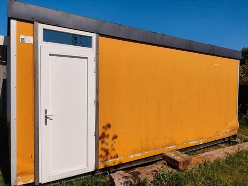 2 containers / units van 6m op 3m, Doe-het-zelf en Bouw, Bouwketen en Schaftketen, Gebruikt, Ophalen