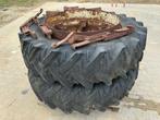Kleber Dubbele tractorwielen met haken, Zakelijke goederen, Landbouw | Onderdelen | Banden, Velgen en Assen