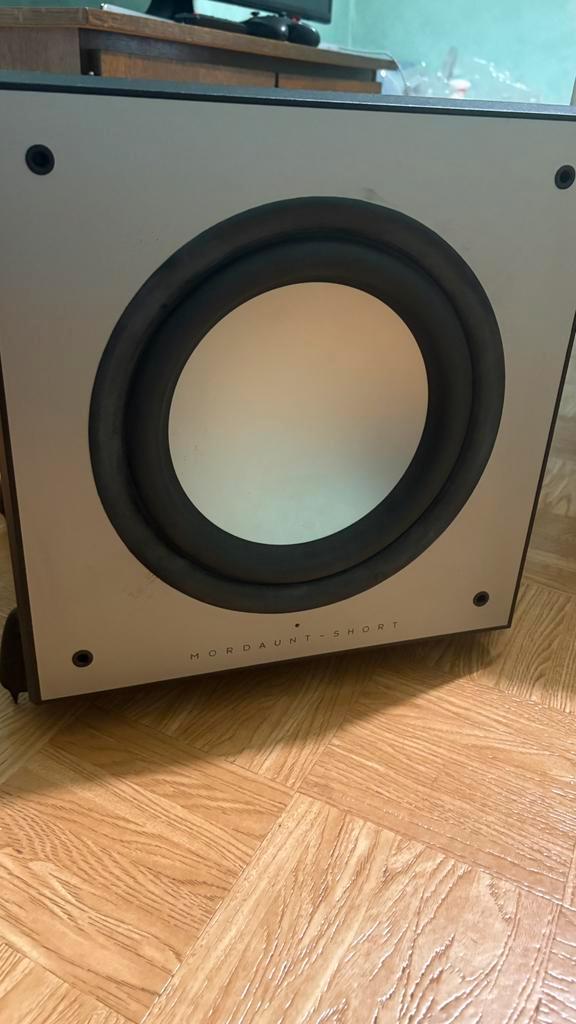 Sub woofer mordaunt short avant 309i vendu pour pieces, Audio, Tv en Foto, Luidsprekerboxen, Zo goed als nieuw, Ophalen