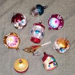 Antieke glazen kerstbal versieringen 9, Diversen, Ophalen of Verzenden, Gebruikt