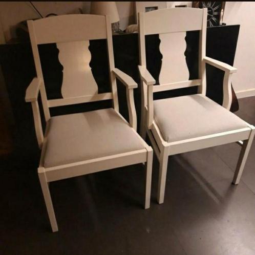 Fraaie Ingatorp witte Armstoelen, Huis en Inrichting, Keuken | Keukenbenodigdheden, Ophalen