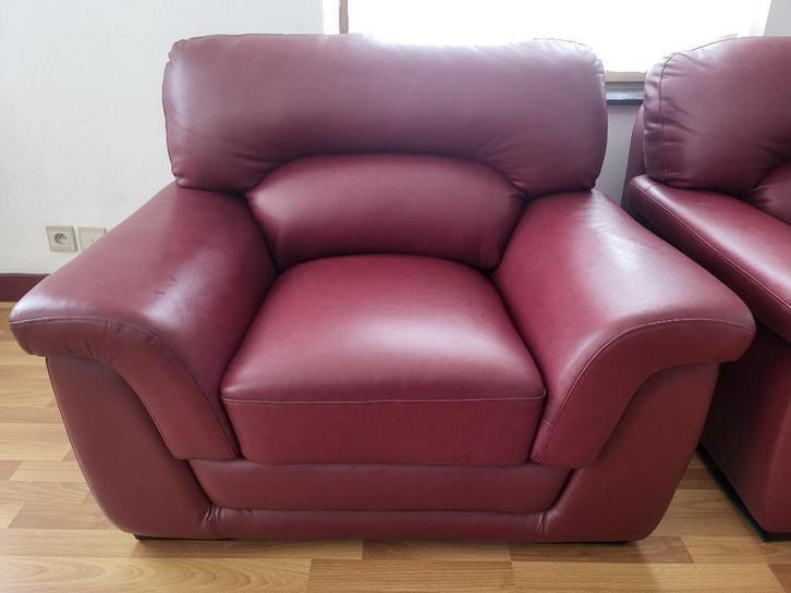 Canapé en cuir 1+3+1 100% Neuf, Huis en Inrichting, Zetels | Zetels, Nieuw, Leer, Ophalen