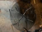 Salontafel, Huis en Inrichting, Ophalen, Gebruikt, Rond, Glas
