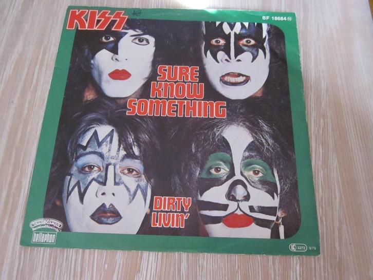 KISS - Sure know something  ( BF 18684 - Germany), Cd's en Dvd's, Vinyl Singles, Zo goed als nieuw, Single, Rock en Metal, 7 inch
