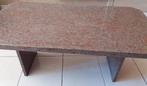 TABLE DE SALON EN GRANIT BRESILIEN, Comme neuf, 50 à 100 cm, Rectangulaire, Autres matériaux