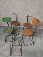 krukken, Huis en Inrichting, Barkrukken, Ophalen, 60 tot 90 cm, Met voetsteun, Metaal