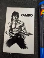 Recup sticker Sylvester Stallone Rambo film, Verzamelen, Ophalen of Verzenden, Gebruikt, Film, Tv of Omroep