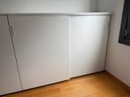 IKEA GALANT wit opbergmeubilair voor op kantoor, Ophalen, 100 tot 150 cm, Zo goed als nieuw, Met slot