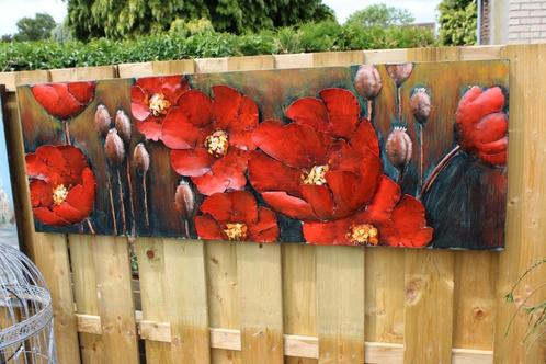 foto, metalen frame met reliëf, bloemen., Tuin en Terras, Tuinwanddecoratie, Nieuw, Ophalen