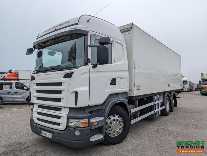 Scania R420 6x2/4 Highline Euro5 - Geslotenbak 7.76m - Laadk, Auto's, Vrachtwagens, ABS, Airconditioning, Cruise Control, Electronic Stability Program (ESP)