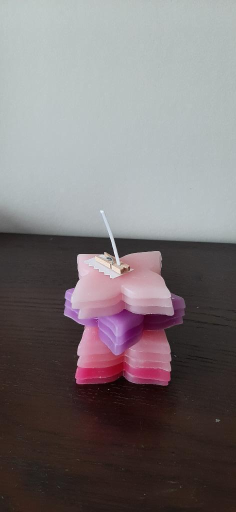 Kaars handgemaakt, Huis en Inrichting, Woonaccessoires | Kandelaars en Kaarsen, Nieuw, Kaars, Minder dan 25 cm, Overige materialen
