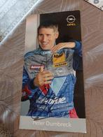 Fotokaart met originele handtekening / Peter Dumbreck / Opel, Verzenden, Zo goed als nieuw, Poster, Plaatje of Sticker