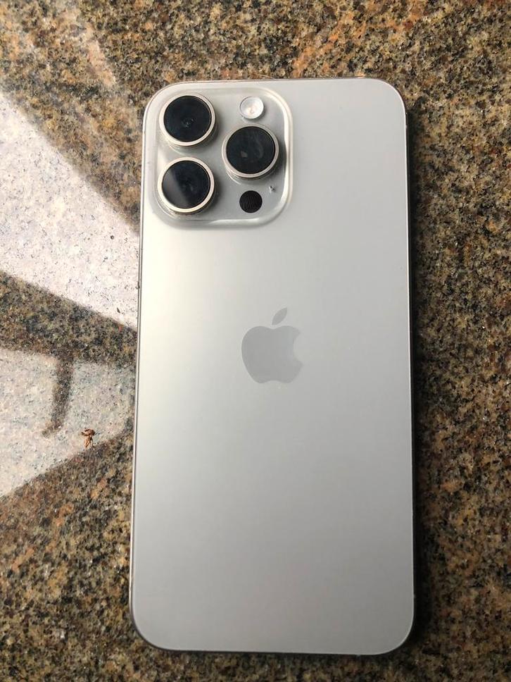 Iphone 15 pro max 256gb, Telecommunicatie, Mobiele telefoons | Apple iPhone, Zo goed als nieuw, 256 GB, iPhone 15 Pro Max, Grijs