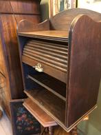 Antiek Eiken Tafel of Bureau Rolluikkastje., Antiek en Kunst, Ophalen of Verzenden
