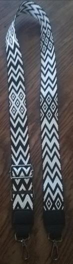 Lanière sac noir et blanc 115 cm, Enlèvement ou Envoi, Neuf