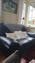 Leren 2-zit zetel, Huis en Inrichting, Zetels | Zetels, Ophalen, Gebruikt, Minder dan 75 cm, 150 tot 200 cm