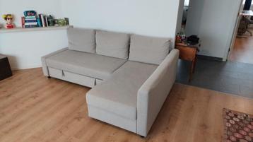 IKEA FRIHETEN converteerbare bank — Beige  beschikbaar voor biedingen