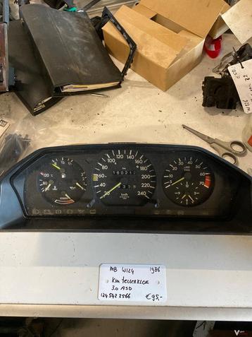 Mercedes W124 3.0 ASD 1986  Km Tellerklok beschikbaar voor biedingen