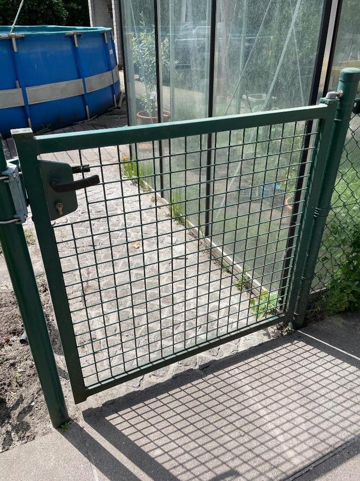 Bekaert tuinpoortje, Tuin en Terras, Tuinpoorten, Zo goed als nieuw, Draaipoort, IJzer, Minder dan 100 cm, 100 tot 150 cm, Ophalen