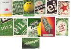 12 verschillende Heineken boomerang kaarten briefkaarten, Verzamelen, Biermerken, Ophalen of Verzenden, Nieuw, Heineken