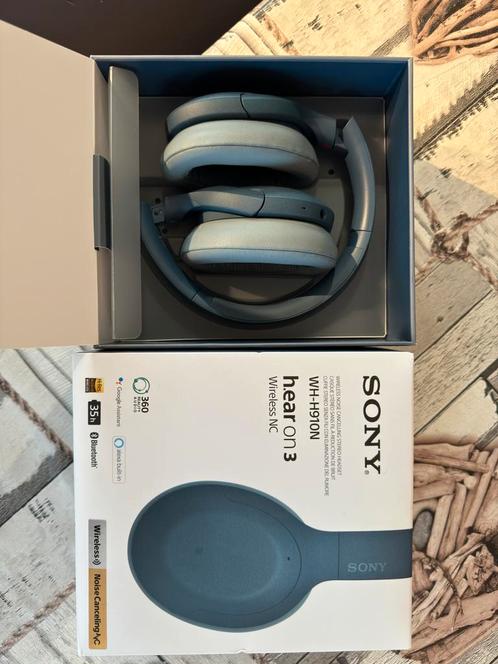 Sony WH-H910N, Audio, Tv en Foto, Hoofdtelefoons, Zo goed als nieuw, Op oor (supra aural), Sony, Draadloos, Bluetooth