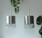 2 x Vintage Hanglamp Space Age Lamp STAFF Jaren 60 70, Ophalen of Verzenden, Glas