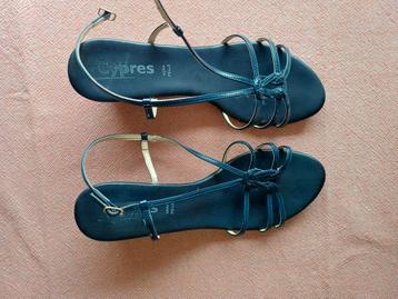 Nieuwe donkerblauwe zomerschoenen Vera Pelle maat 41, Enlèvement ou Envoi, Comme neuf