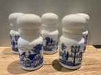 Set van 5 grote Belgische opaline kruidenpotjes, Antiek en Kunst, Ophalen of Verzenden