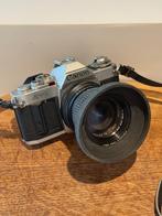 Canon AV-1 + lenzen en accessoires, Enlèvement ou Envoi, Utilisé, Reflex miroir, Canon