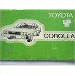 Toyota Corolla Instructieboekje 1982 #3 Nederlands, Autos : Divers, Modes d'emploi & Notices d'utilisation, Enlèvement ou Envoi