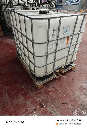 Ibc vat 1000 liter, Enlèvement ou Envoi, Comme neuf
