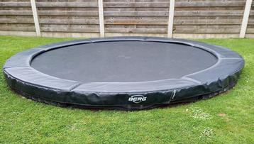 Trampoline Berg Champion Inground 380 + Afdekzeil beschikbaar voor biedingen