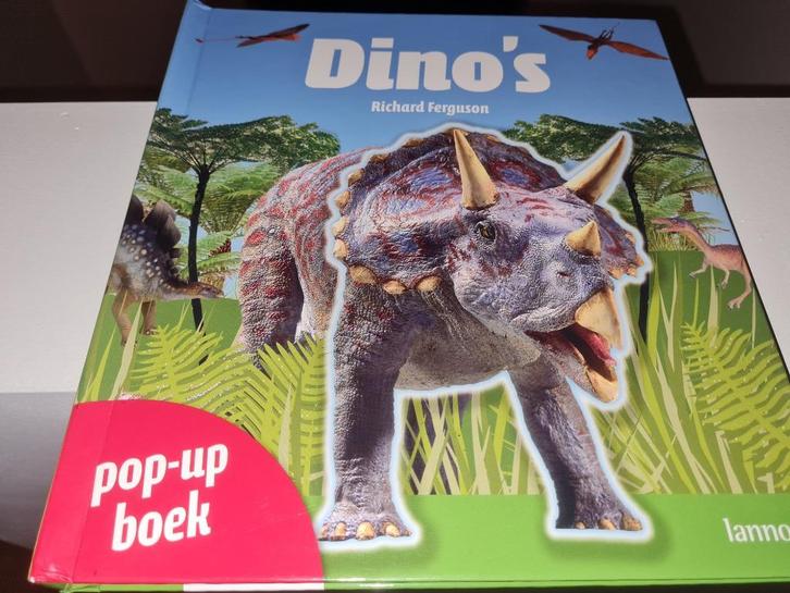 boek - Dino's - Ferguson Richard - pop-up boek, Boeken, Kinderboeken | Kleuters, Ophalen of Verzenden