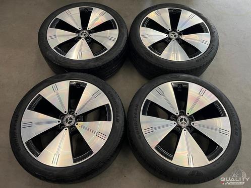 5x112 21 Inch Mercedes EQS V297 AMG Velgen + Banden 265/40/2, Auto-onderdelen, Banden en Velgen, Banden en Velgen, Zomerbanden