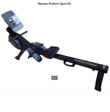 Rameur Proform Sport RL, Enlèvement, Comme neuf, Autres marques