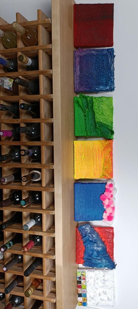 Mozaïekwand op maat: 7 stuks, Antiek en Kunst, Kunst | Schilderijen | Abstract, Ophalen of Verzenden