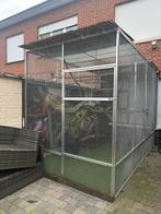 Volière papegaai, Dieren en Toebehoren, Vogels | Hokken en Kooien, Ophalen, Zo goed als nieuw, Aluminium, Volière