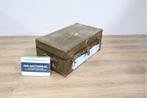 Groen Antiek Houten Reiskoffer met Messing Details, Antiek en Kunst